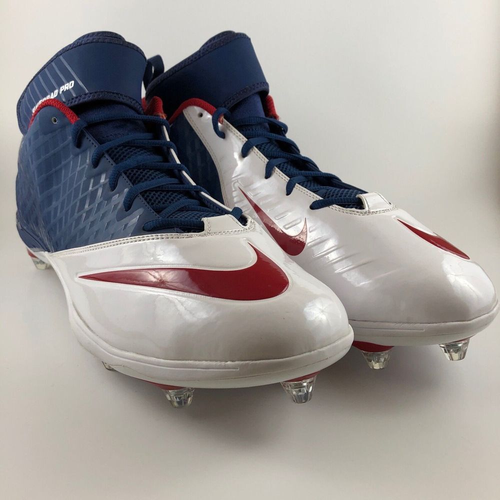 Nike Texans Lunar Superbad Pro Mid TD Football Cleats Mens Size 16 Player Issued